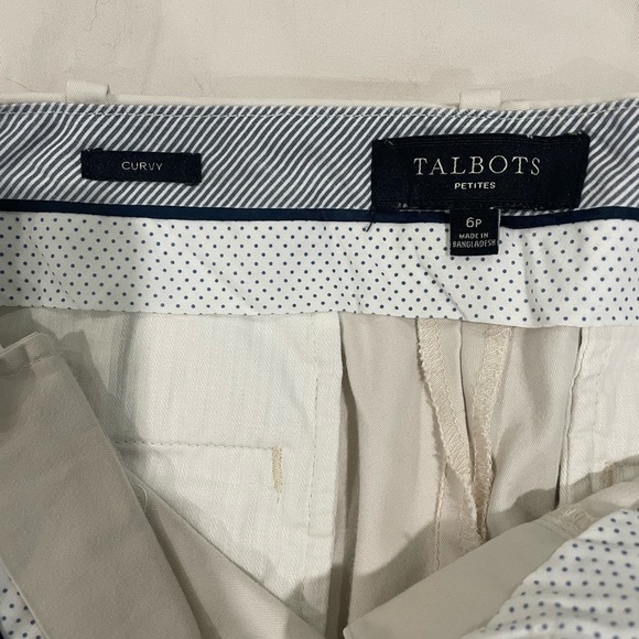 Talbots khaki cropped pant - Picture 4 of 4